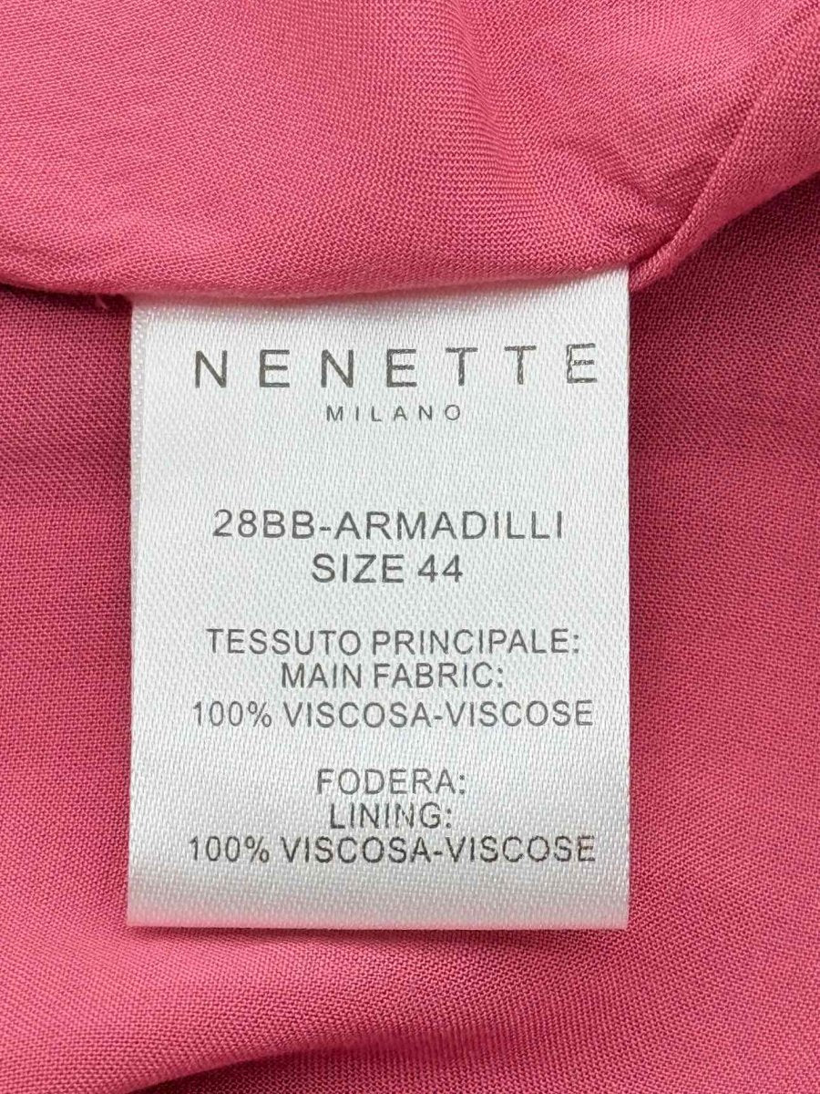 Pre - loved NENETTE Red Multicolor Size US 8 Short Dress at Reems Closet