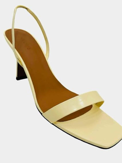 Pre-loved NEOUS Jacqui Yellow Slingbacks from Reems Closet