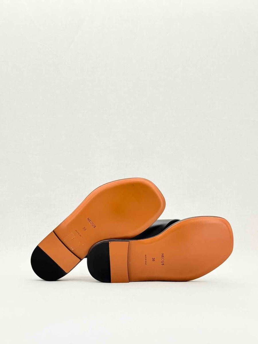 Pre - loved NEOUS Lanke Black Size EU 36 Flats at Reems Closet