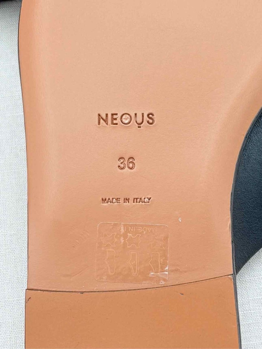 Pre - loved NEOUS Lanke Black Size EU 36 Flats at Reems Closet