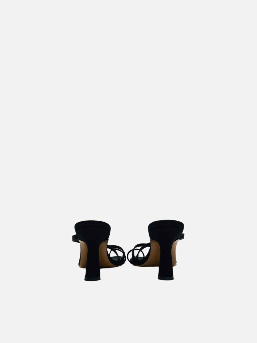 Pre - loved NEOUS Strappy Black Size EU 39 Mules at Reems Closet