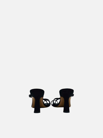 Pre - loved NEOUS Strappy Black Size EU 39 Mules at Reems Closet