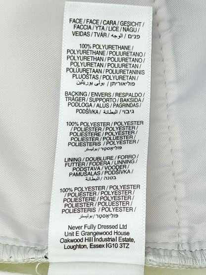 Pre - loved NEVER FULLY DRESSED Metallic Silver Size US 6 Pants at Reems Closet