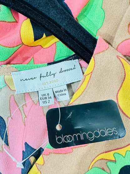 Pre - loved NEVER FULLY DRESSED Size US 2 Midi Dress at Reems Closet