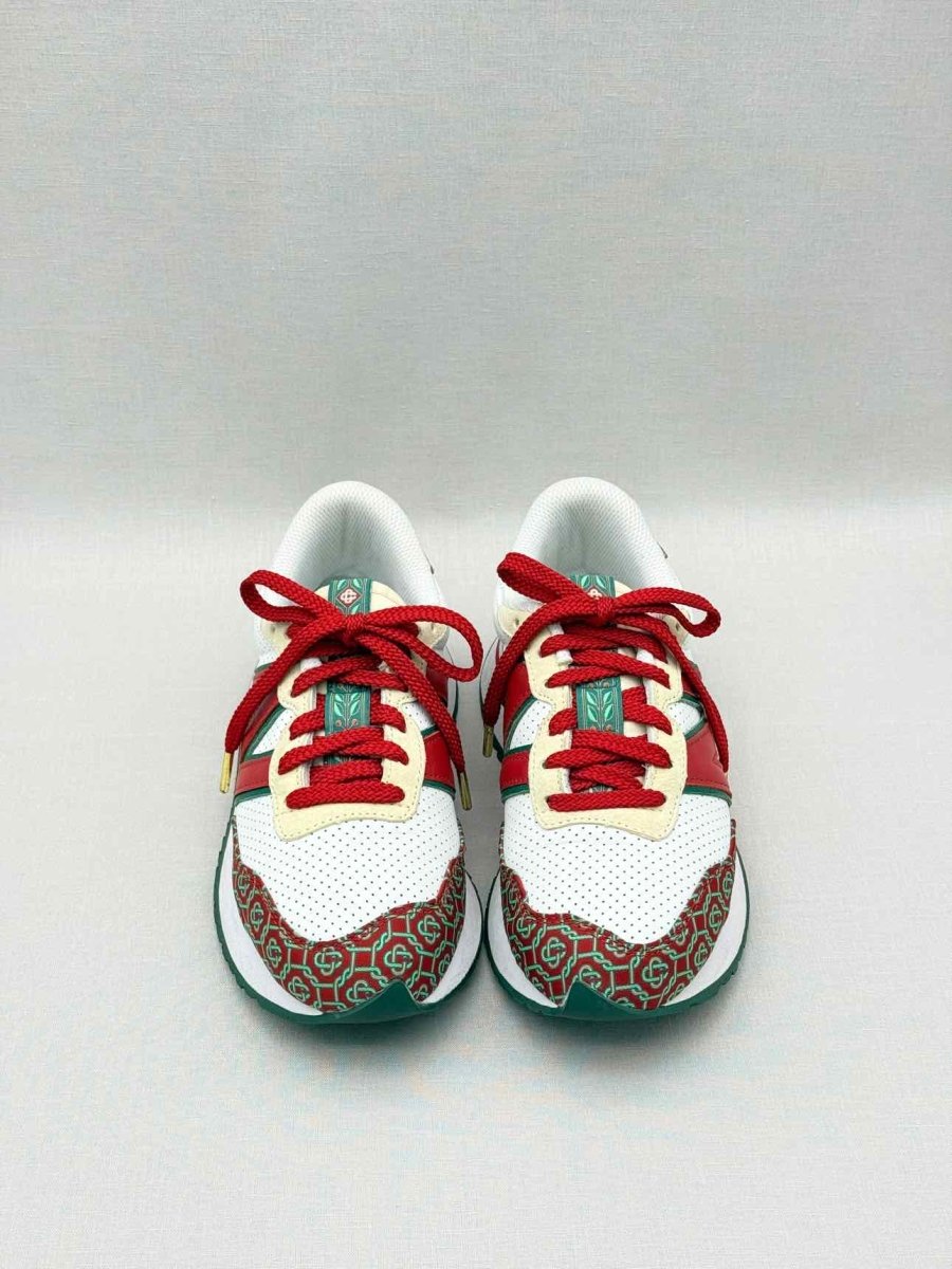 Pre-loved NEW BALANCE 237 White, Red & Green Size EU 38 Sneakers at Reems Closet