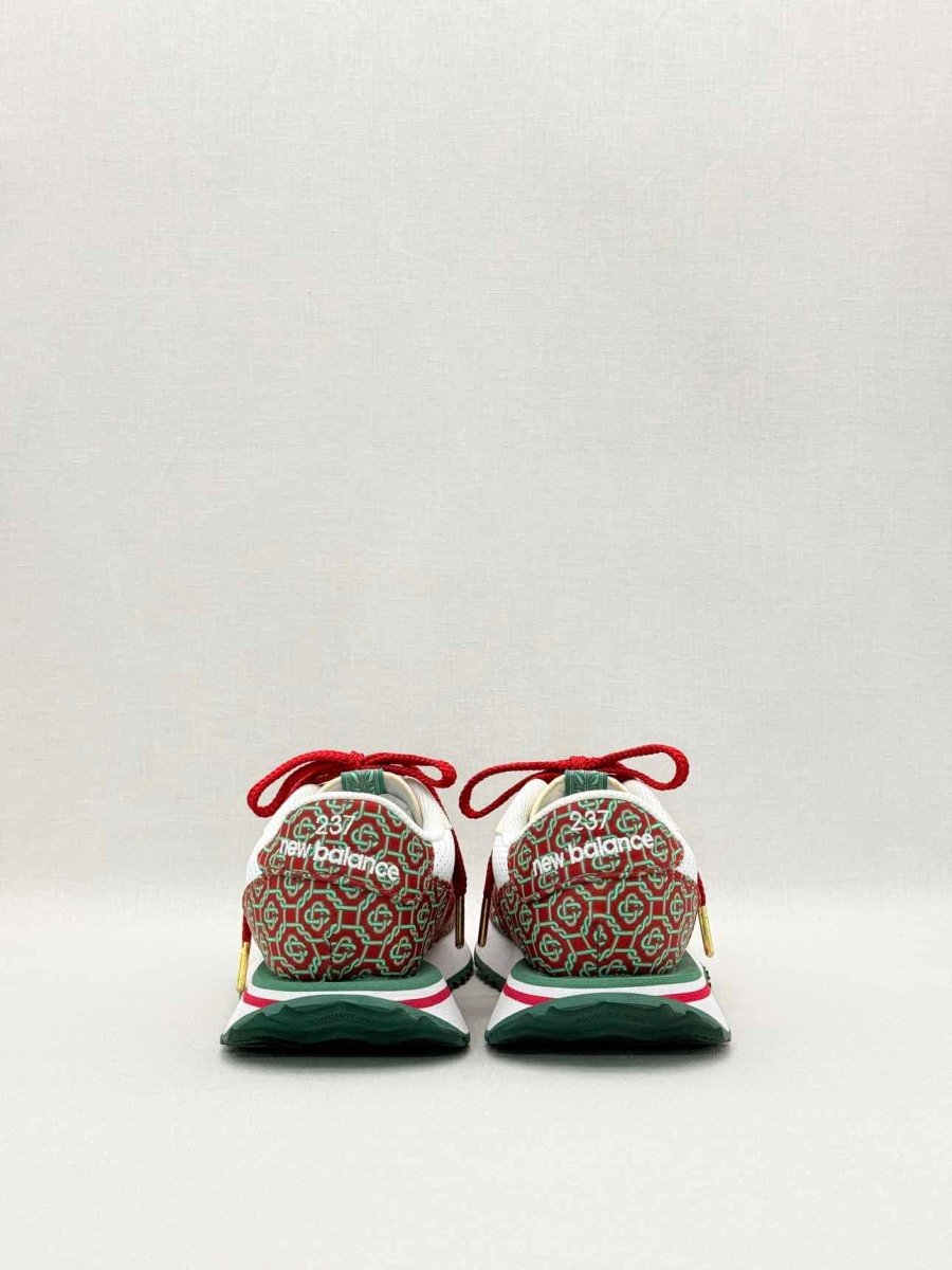 Pre-loved NEW BALANCE 237 White, Red & Green Size EU 38 Sneakers at Reems Closet