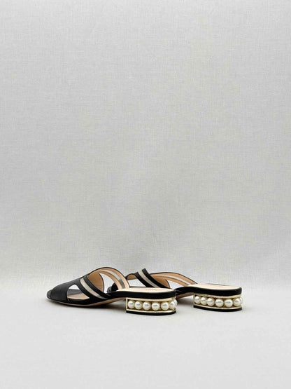Pre - loved NICHOLAS KIRKWOOD Black Size EU 36 Slides at Reems Closet