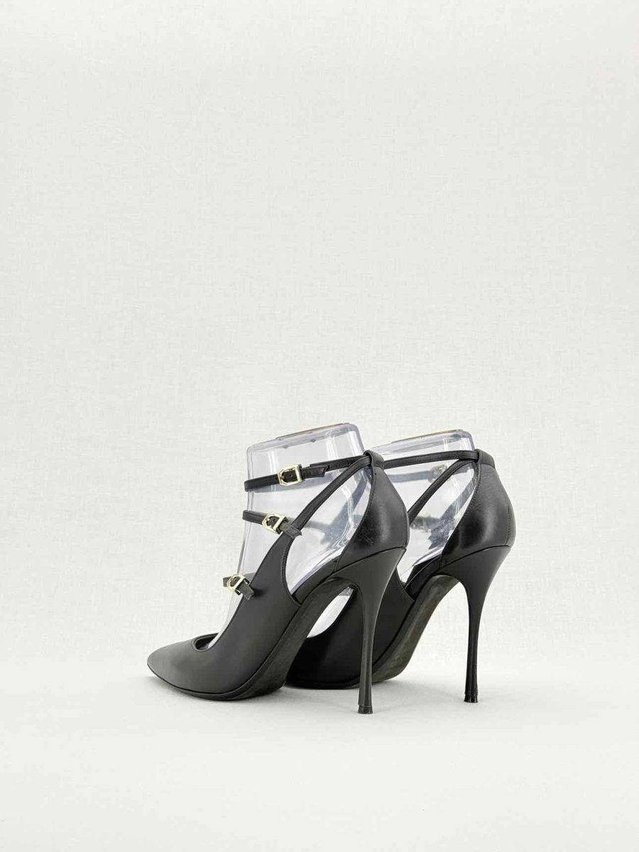Pre - loved NICHOLAS KIRKWOOD Black Size EU 39 Heeled Sandals at Reems Closet