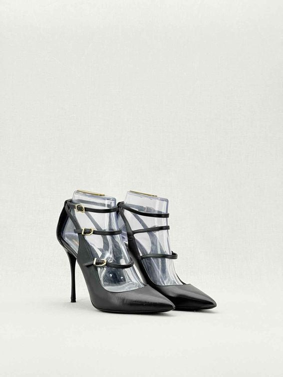 Pre - loved NICHOLAS KIRKWOOD Black Size EU 39 Heeled Sandals at Reems Closet