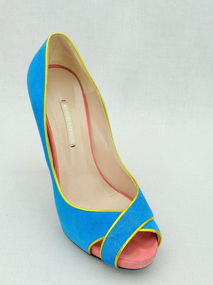 Pre - loved NICHOLAS KIRKWOOD Blue Size EU 40 Pumps at Reems Closet