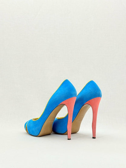 Pre - loved NICHOLAS KIRKWOOD Blue Size EU 40 Pumps at Reems Closet
