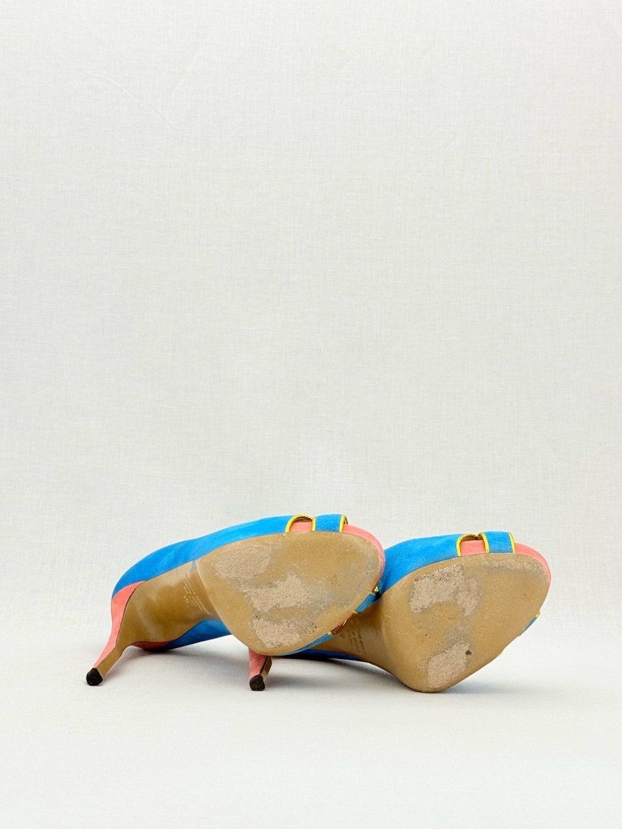 Pre - loved NICHOLAS KIRKWOOD Blue Size EU 40 Pumps at Reems Closet