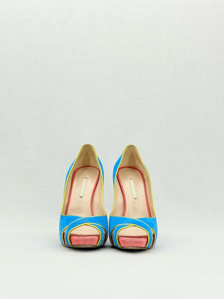 Pre - loved NICHOLAS KIRKWOOD Blue Size EU 40 Pumps at Reems Closet