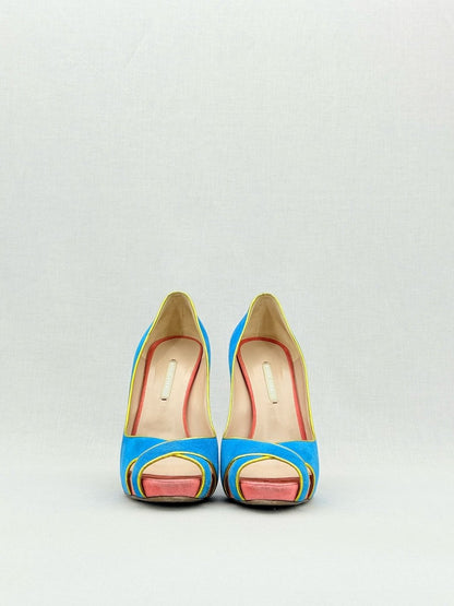 Pre - loved NICHOLAS KIRKWOOD Blue Size EU 40 Pumps at Reems Closet