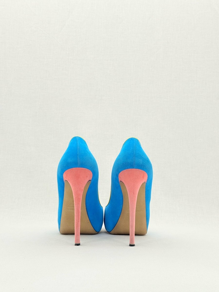 Pre - loved NICHOLAS KIRKWOOD Blue Size EU 40 Pumps at Reems Closet