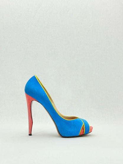 Pre - loved NICHOLAS KIRKWOOD Blue Size EU 40 Pumps at Reems Closet