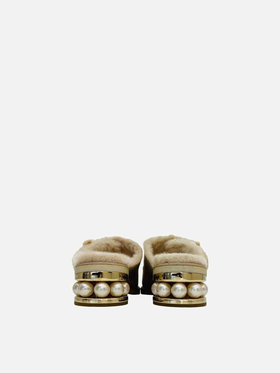 Pre-loved NICHOLAS KIRKWOOD Cream Sandals from Reems Closet