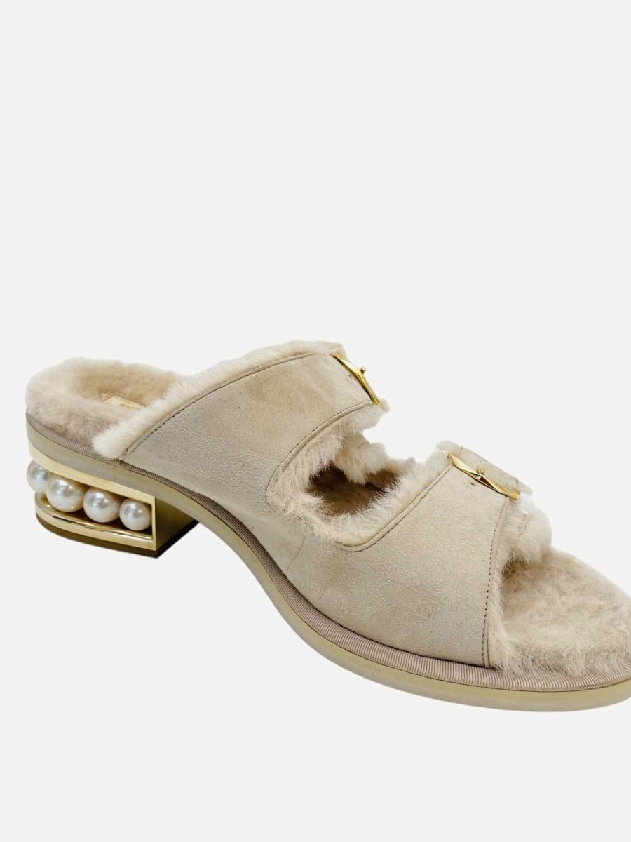 Pre-loved NICHOLAS KIRKWOOD Cream Sandals from Reems Closet