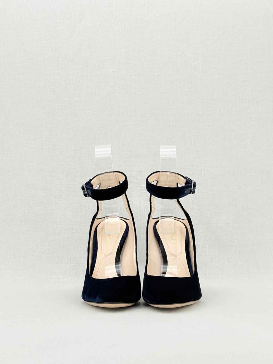 Pre - loved NICHOLAS KIRKWOOD Lola Navy Blue Size EU 38.5 Pumps at Reems Closet