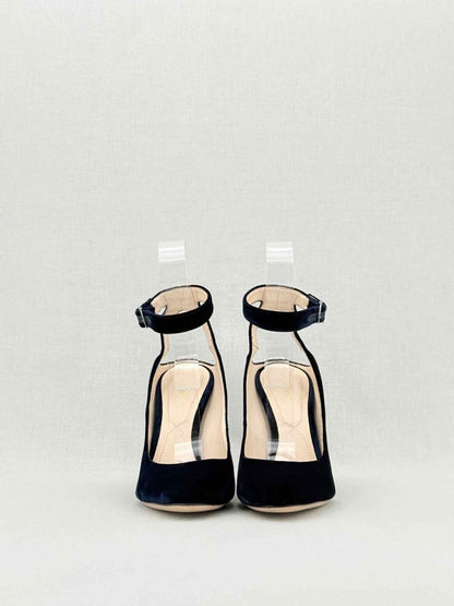 Pre - loved NICHOLAS KIRKWOOD Lola Navy Blue Size EU 38.5 Pumps at Reems Closet