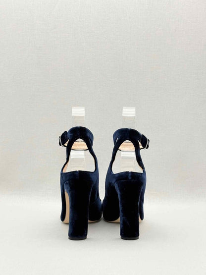 Pre - loved NICHOLAS KIRKWOOD Lola Navy Size EU 38 Pumps at Reems Closet