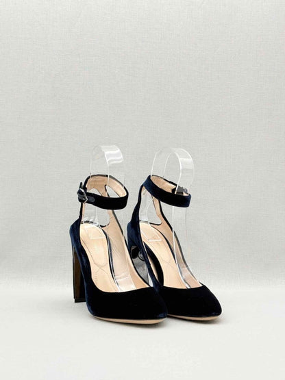 Pre - loved NICHOLAS KIRKWOOD Lola Navy Size EU 38 Pumps at Reems Closet