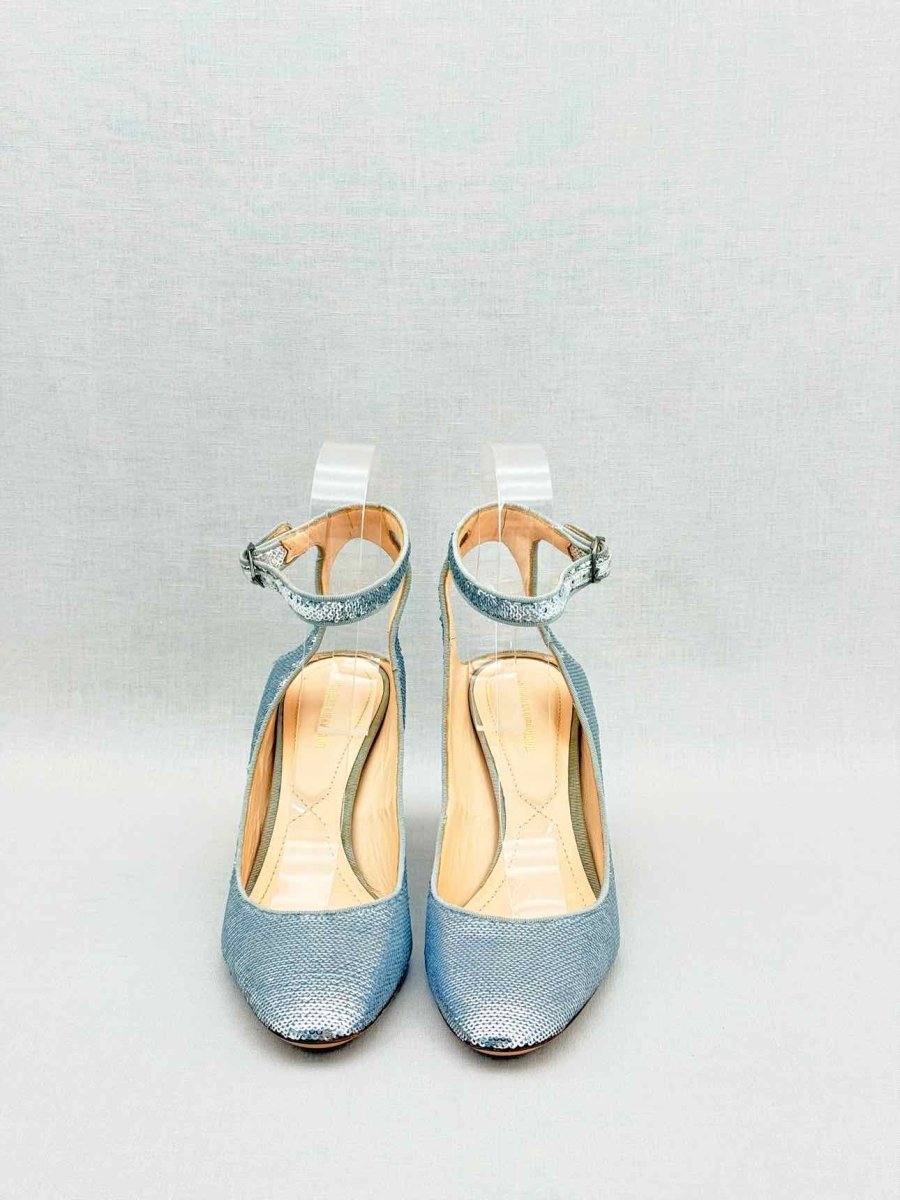 Pre - loved NICHOLAS KIRKWOOD Silver Size EU 40 Heeled Shoes at Reems Closet