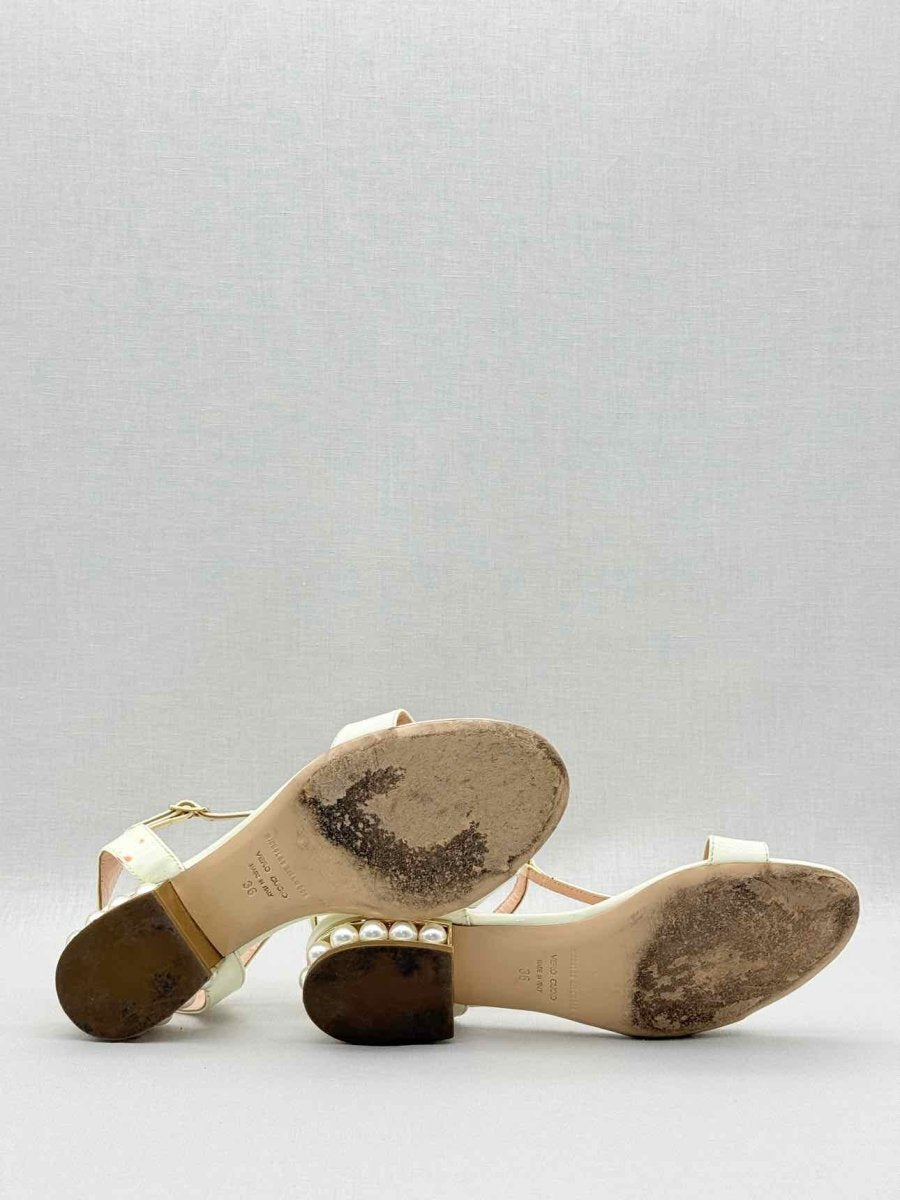 Pre - loved NICHOLAS KIRKWOOD White Size EU 36 Heeled Sandals at Reems Closet