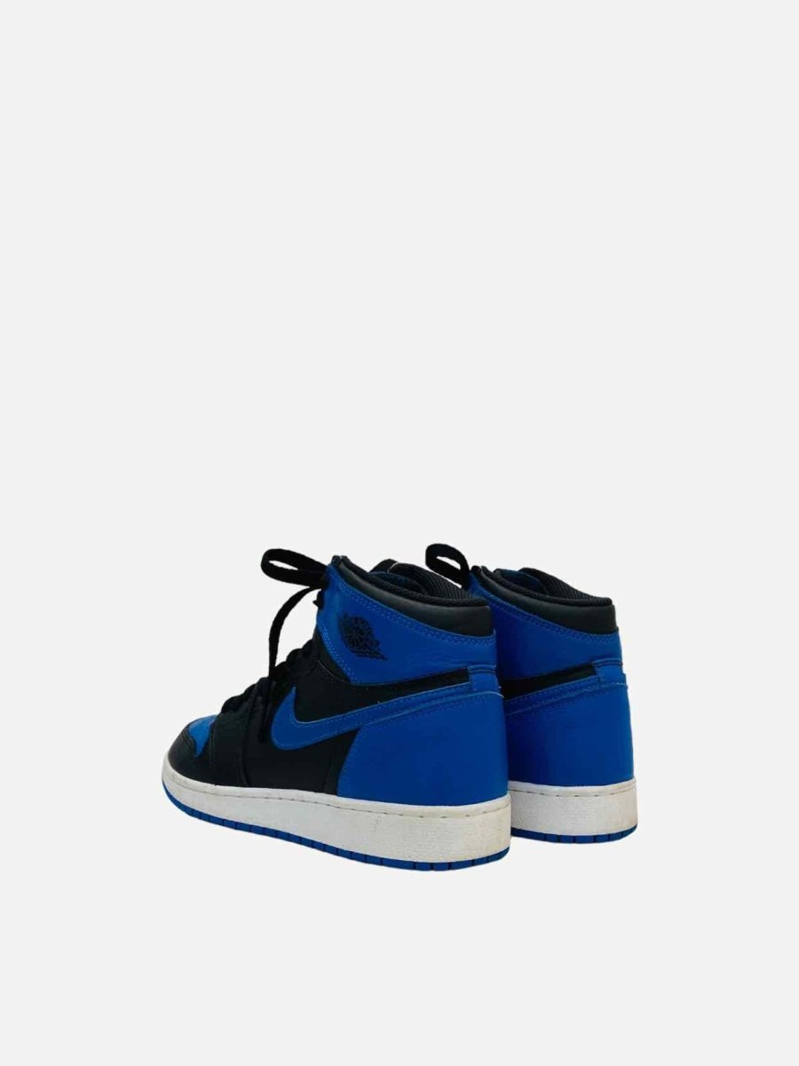 Pre - loved NIKE Jordan 1 Blue & Black Sneakers 38.5 at Reems Closet