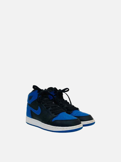 Pre - loved NIKE Jordan 1 Blue & Black Sneakers 38.5 at Reems Closet