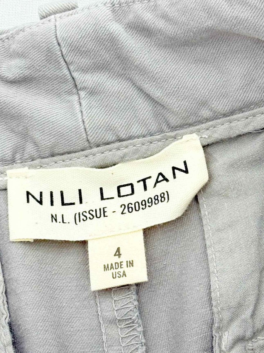 Pre - loved NILI LOTAN Grey Size US 4 Pants at Reems Closet