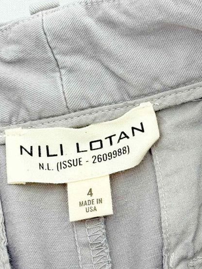 Pre - loved NILI LOTAN Grey Size US 4 Pants at Reems Closet