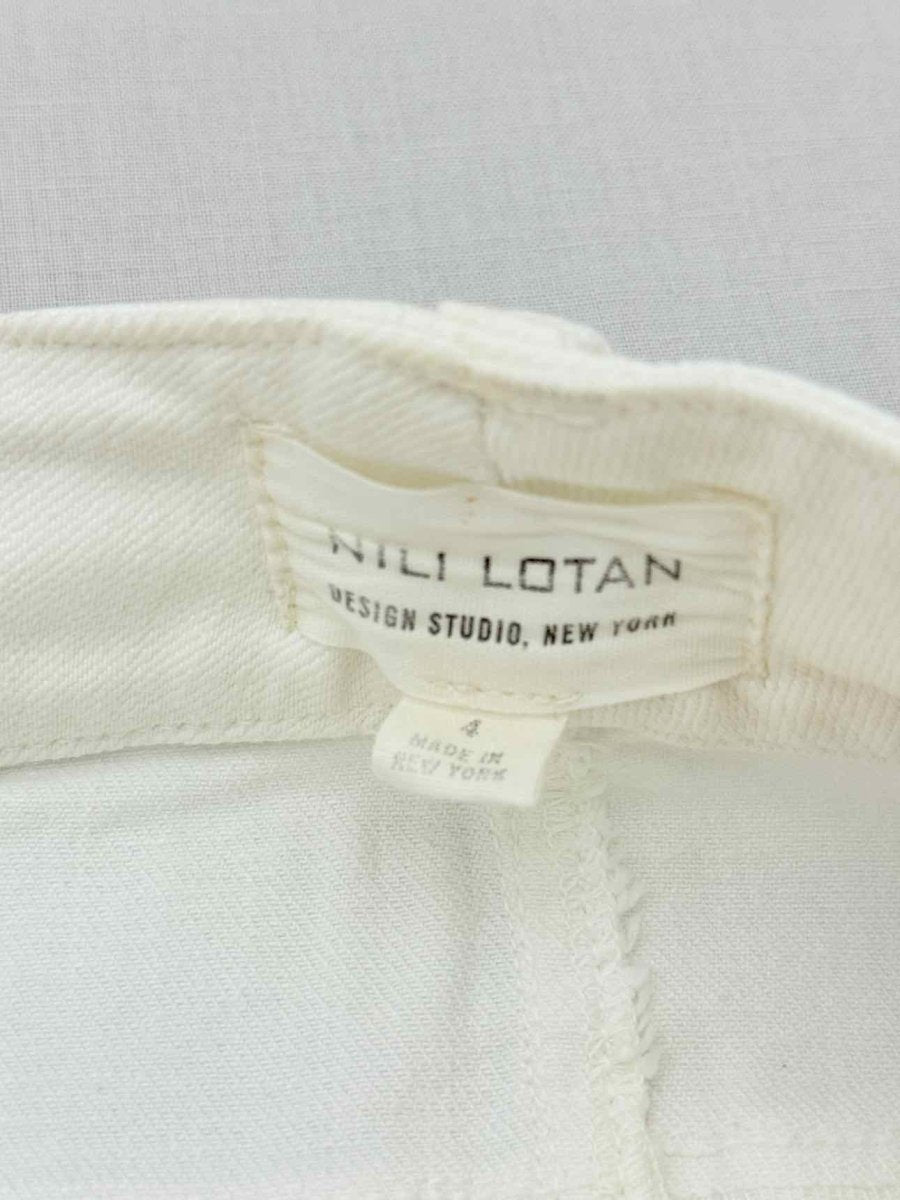Pre - loved NILI LOTAN White Size 27 Jeans at Reems Closet