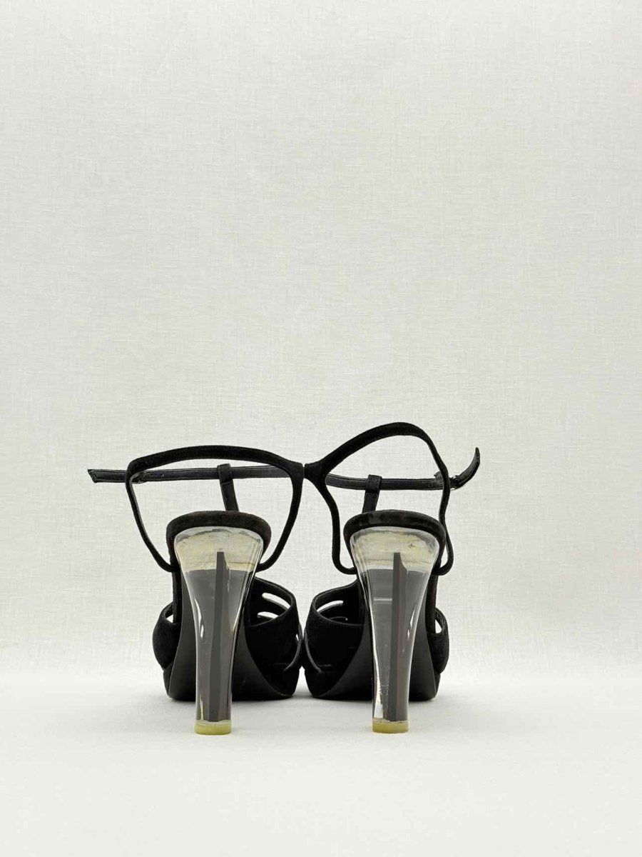 Pre - loved NINA RICCI Black Size EU 39 Heeled Sandals at Reems Closet
