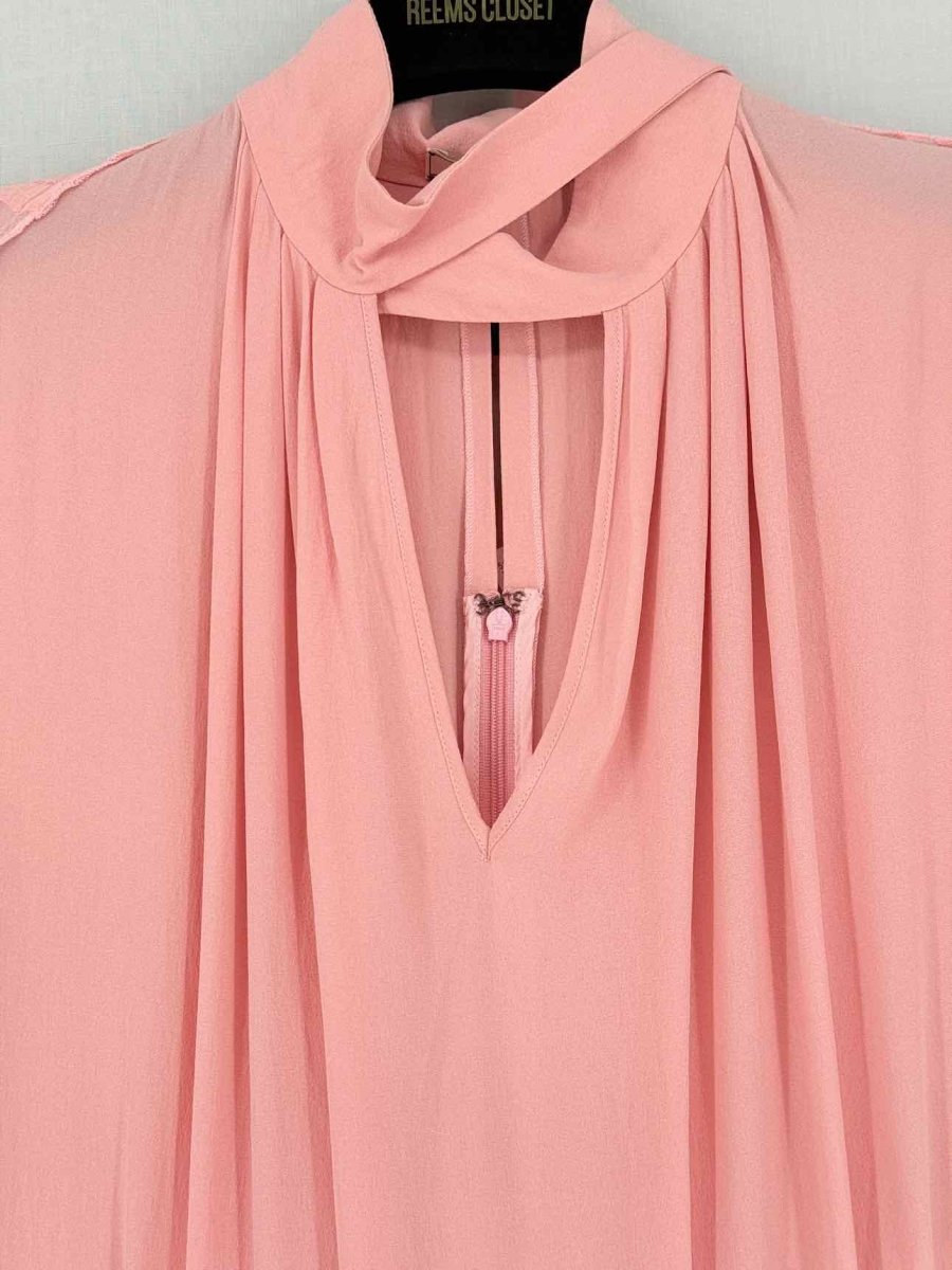 Pre - loved NINA RICCI Pink Size US 6 Knee Length Dress at Reems Closet