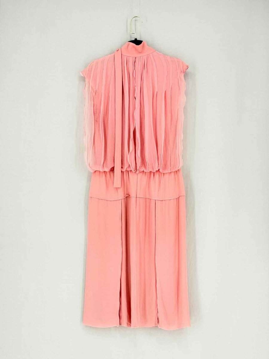 Pre - loved NINA RICCI Pink Size US 6 Knee Length Dress at Reems Closet