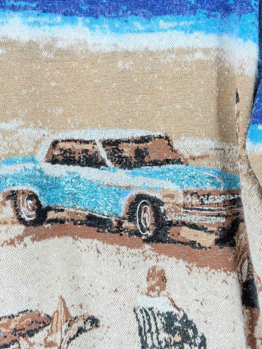 Pre - loved NO21 Blue Multicolor Printed Size Medium Jumper at Reems Closet