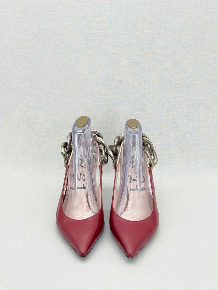 Pre - loved NO21 Red Size EU 38 Slingbacks at Reems Closet