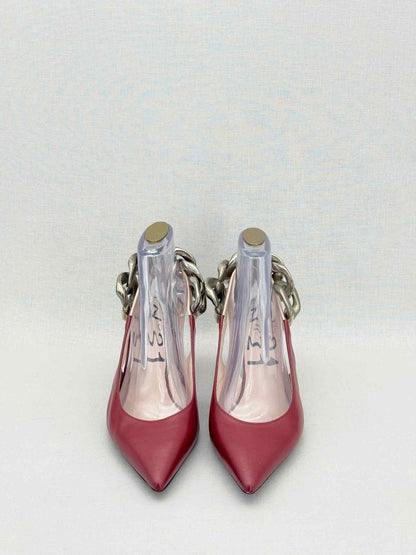 Pre - loved NO21 Red Size EU 38 Slingbacks at Reems Closet