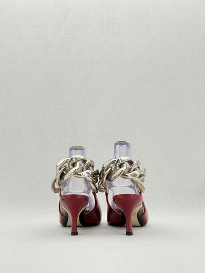 Pre - loved NO21 Red Size EU 38 Slingbacks at Reems Closet