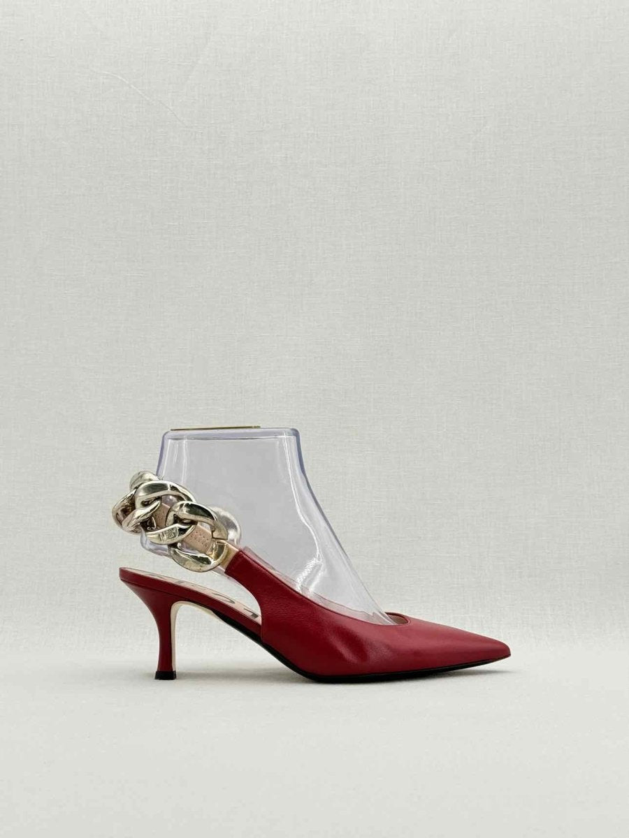 Pre - loved NO21 Red Size EU 38 Slingbacks at Reems Closet