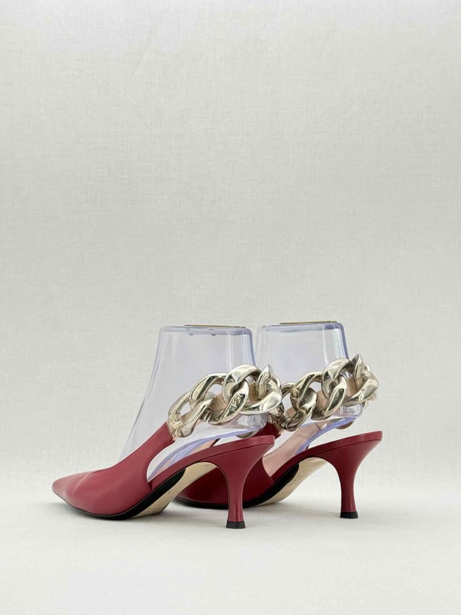 Pre - loved NO21 Red Size EU 38 Slingbacks at Reems Closet