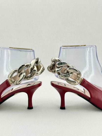 Pre - loved NO21 Red Size EU 38 Slingbacks at Reems Closet