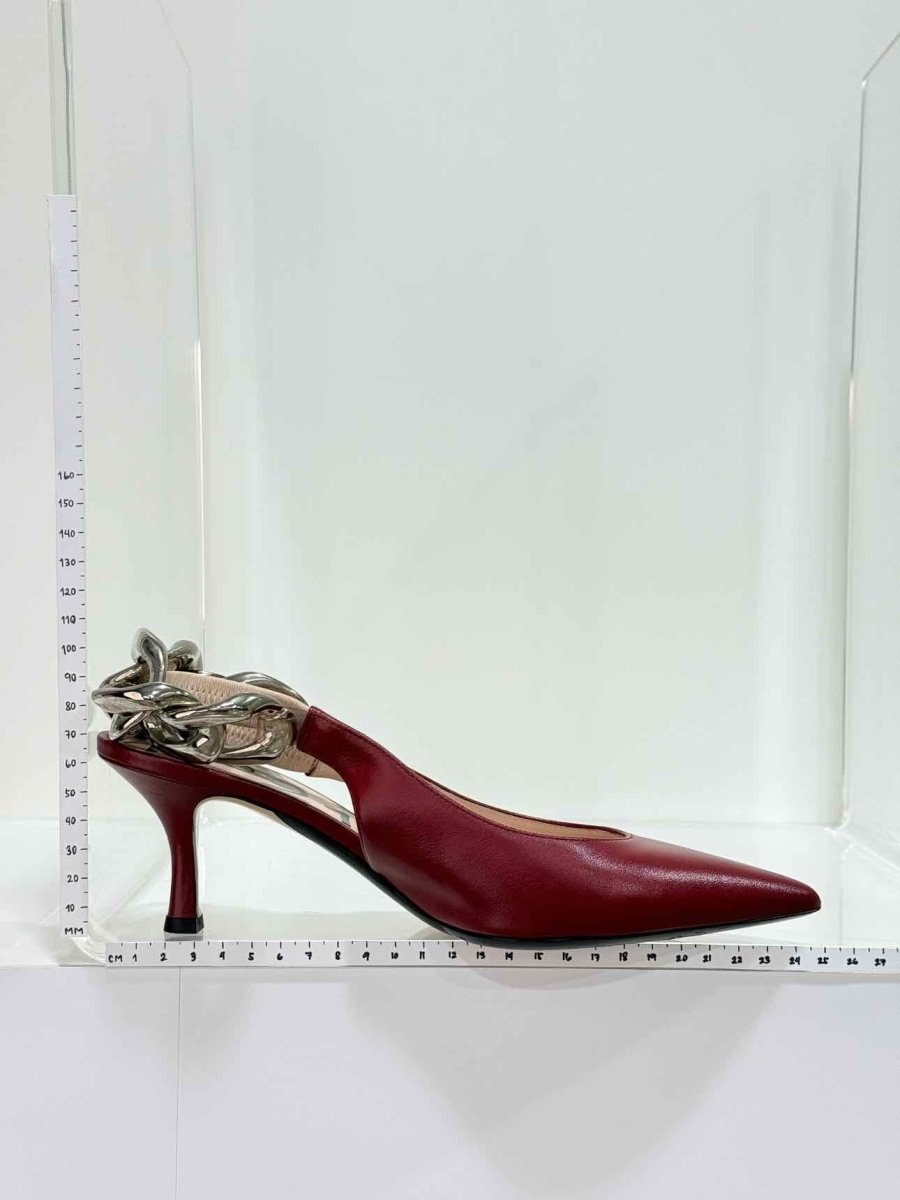 Pre - loved NO21 Red Size EU 38 Slingbacks at Reems Closet