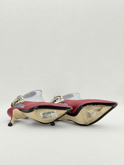 Pre - loved NO21 Red Size EU 38 Slingbacks at Reems Closet