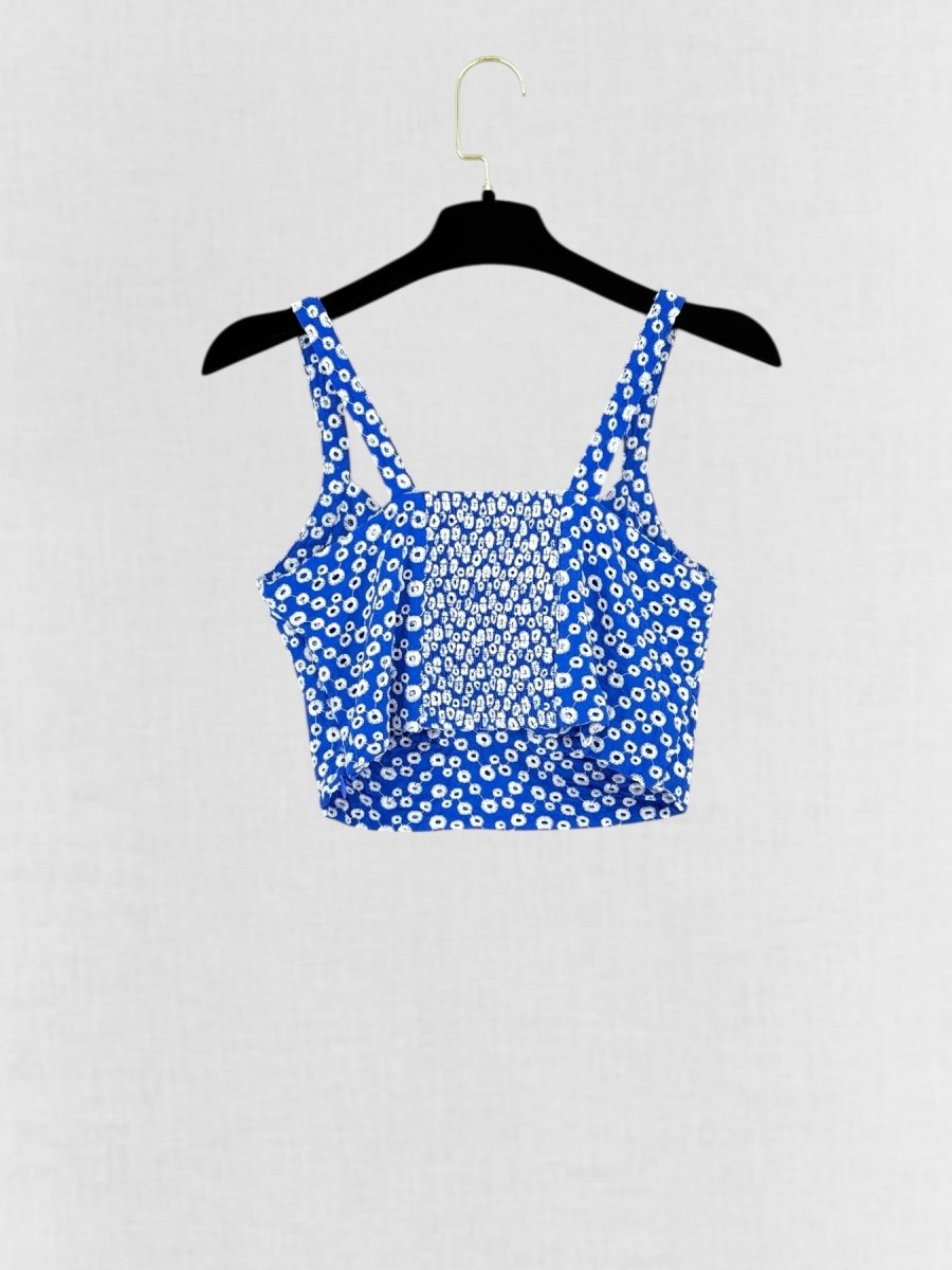 Pre - loved NOCTURNE Blue & White Embroidered US 6 Outfit Set at Reems Closet