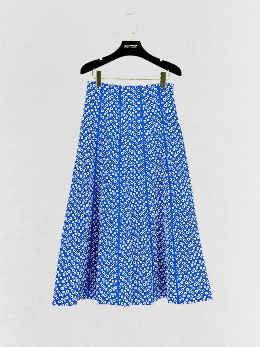 Pre - loved NOCTURNE Blue & White Embroidered US 6 Outfit Set at Reems Closet