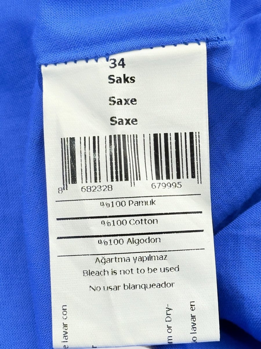 Pre - loved NOCTURNE Blue & White Embroidered US 6 Outfit Set at Reems Closet