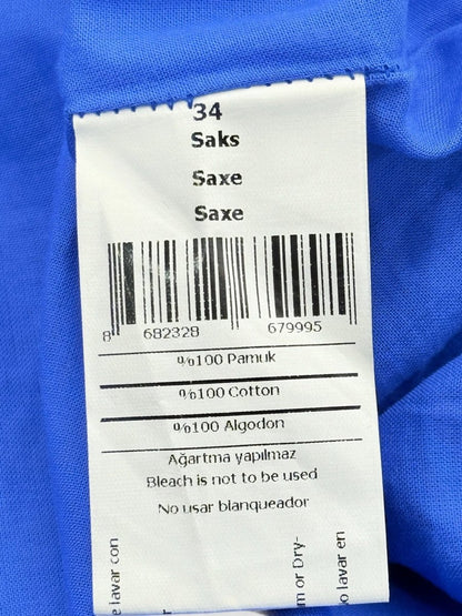 Pre - loved NOCTURNE Blue & White Embroidered US 6 Outfit Set at Reems Closet