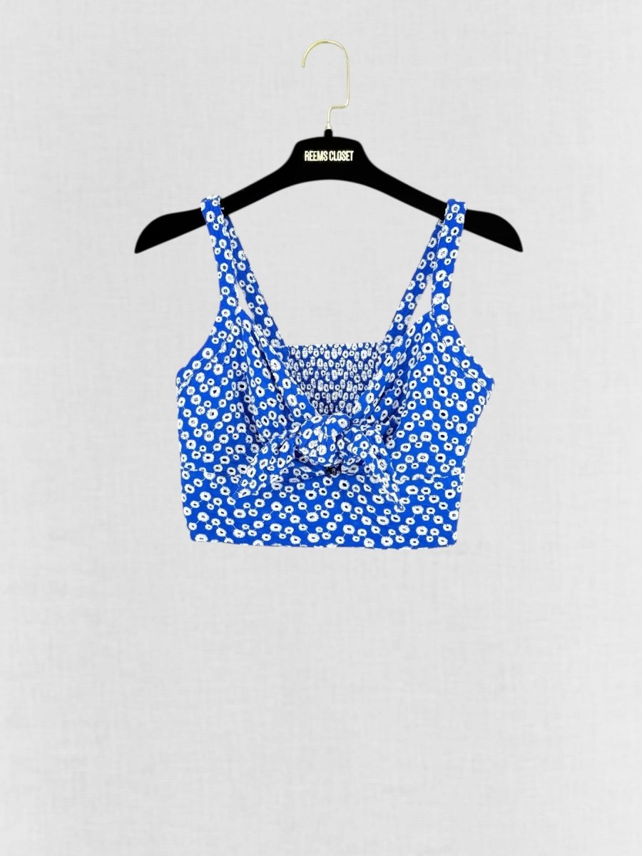 Pre - loved NOCTURNE Blue & White Embroidered US 6 Outfit Set at Reems Closet